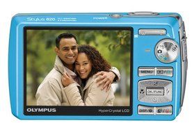 Olympus Stylus 820 8MP Digital Camera with 5x Optical Zoom (Blue) N12