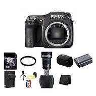 Pentax 645D 17971 40MP Medium Format Digital SLR Camera (Black) 64GB Bundle 1