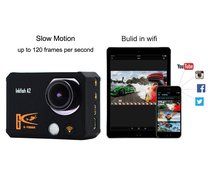 1+1&reg;Ultra Hd 4K Wifi Action Camera 1080p 60fps 2.0 Inch Screen 170&deg;a+ real-time FPV Quadcopter Drone Sports Wrist...