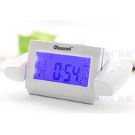 COFFLED Voice-activated Digital Alarm Clock with Double Projection,High-tech Desk Clock with Time/Date/Humidity...