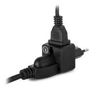 Yubi Power 2 in 1 Universal Travel Adapter with 2 Universal Outlets - Built in Surge Protector - 3 Pack - Black... N54