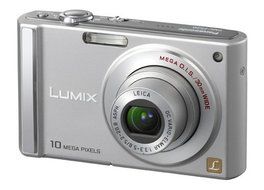 Panasonic Lumix DMC-FS20S 10MP Digital Camera with 4x Wide Angle MEGA Optical Image Stabilized Zoom (Silver) N8