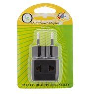 Yubi Power 2 in 1 Universal Travel Adapter with 2 Universal Outlets - Built in Surge Protector - 3 Pack - Black... N55