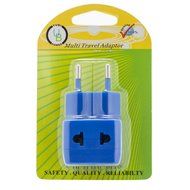 Yubi Power 2 in 1 Universal Travel Adapter with 2 Universal Outlets - Built in Surge Protector - 3 Pack - Black... N57