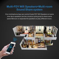 FDY Smart APP Control WiFi Home Audio Speaker WiFi Network Install Stereo-Black