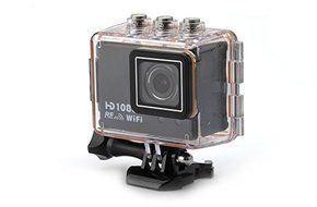 Full HD Sports Camera - 1080p, 30FPS, Wi-Fi, Wrist Strap Remote,170 Degree Lens, IP68 Waterproof