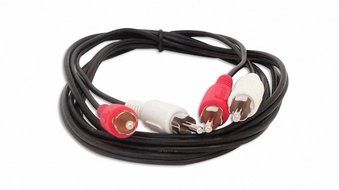 Your Cable Store 6 Foot RCA Audio Red / White Cable 2 Male To 2 Male