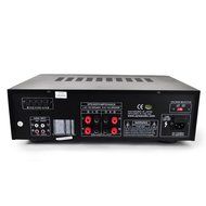 Pyle PT265BT Bluetooth 200 Watt Digital Karakoe Receiver Amplifier Bundle Combo With 4x Dual LU43PW 100-Watt 3... N6