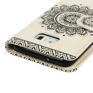 S7 Edge Case,Samsung Galaxy S7 Edge Case - Badalink 3D Embossed Flower Wallet Magnetic Flip Cover PU Leather Kickstand... N13