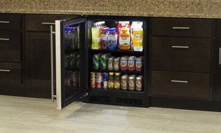 Marvel MA24BCG1LS ADA Beverage Center, Left Hinge with Closed Door Assist, 24-Inch, Stainless Steel