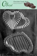 Cybrtrayd V118 Double Crystal Heart P/B Valentine Chocolate Candy Mold