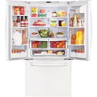LG LFC22770SW 22.0 Cu. Ft. Smooth White French Door Refrigerator - Energy Star