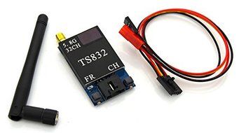 BW&Acirc;&reg; FPV 5.8GHz 600mW 32 Channels 5km Range Wireless Audio/Video AV Transmitter TX TS832 for FPV RC (Transmitter...
