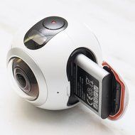 Samsung SM-C200 Gear 360 VR Dual Lens Virtual Reality Action Camera MicroSD One Size Gear 360