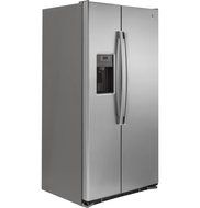 GE GZS22DSJSS 21.9 Cu. Ft. Stainless Steel Counter Depth Side-by-Side Refrigerator N5
