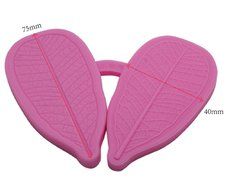 FOUR-C Cake Decorating Kit Leaf and Flower Silicone Veiners Chocolate Moulds Color Pink N2