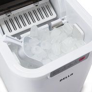 Della Portable Ice Maker Machine High Capacity, Yields up to 26 Pounds of Ice Daily -Silver N20