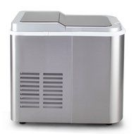 Della Portable Ice Maker Machine High Capacity, Yields up to 26 Pounds of Ice Daily -Silver N21