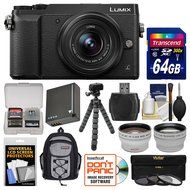 Panasonic Lumix DMC-GX85 4K Wi-Fi Digital Camera &amp; 12-32mm Lens (Black) with 64GB Card + Backpack + Battery +...