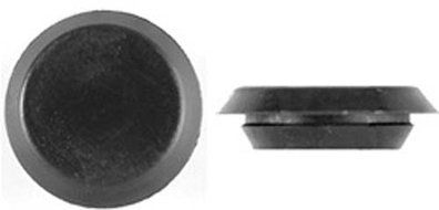 100 3/4 Black Plastic Flush Type Hole Plugs 1 Head by Clipsandfasteners Inc