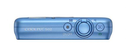 Nikon Coolpix S02 Camera Blue 13.2MP 3xZoom 2.7LCD 720pHD 30mm Wide Lens N4