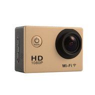 Action Camera, TONSEE WIFI action 1080P HD DV sports recorder Waterproof camera camcorder - Gold N2