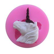 Mr.S Shop 3D Unicorn Silicone Mold Soap Chocolate Fudge Mold Cake Decoration Baking Kitchen Tools ,Small Size N2