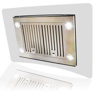 AKDY New 30" European Style Island Mount Stainless Steel Range Hood Vent Swiping Sensor Control W/Both Side Accessible... N4