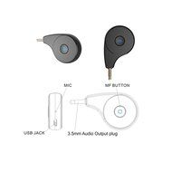 YASOKO Wireless Audio &amp; Music Receivers With Handsfree Call Bluetooth Receiver Adapter Car Kit for Sound System