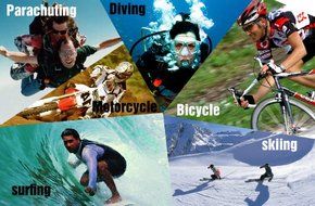 Cubicam 1080p HD camcorders- 5MP, 20m Waterproof Digital Sports Camera with Body Strap &amp; Mount Accessory Kit