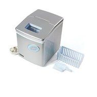 Emerson IM90 Portable Low Noise Highly Efficient Ice Maker - Stores up to 2.2lbs - Silver - (Certified Refurbished) N5