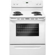Frigidaire FFEF3015PW30" White Electric Coil Range