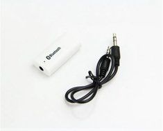 Alpharan Bluetooth Music Receiver USB Interface 3.5mm Audio Cable Wireless Music Color White N2