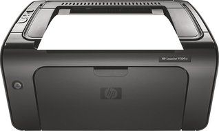 HP - LaserJet Pro p1109w Wireless Black-and-White Printer - Black/Gray