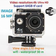 LTT Pro 4 K Ultra HD 30 fps Support 64 Gb Tf card 2.0 inch Lcd Wifi waterproof 30 m action camera (Direct from... N2