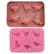 Let&#039;S Diy Various Birds Molds Fondant Chocolate Silicone Mold Candy Moulds Food-Grade Bakeware Pastry Tool N4