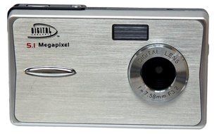 Digital Concepts 5.1 MP Digital Camera (Silver) (OLD MODEL)