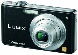 Panasonic Lumix DMC-FS15 12MP Digital Camera with 5x MEGA Optical Image Stabilized Zoom and 2.7 inch LCD (Black) N2