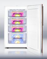 Summit FS407LBI7IF: Commercially listed 20" wide built-in undercounter all-freezer, -20(degree) C capable with... N3