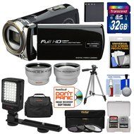 Bell &amp; Howell DV12HDZ 1080p HD Video Camera Camcorder (Black) with 32GB Card + Battery + Case + Tripod + Filters...