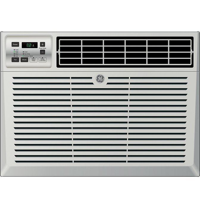 GE AEM05LV 19" Energy Star Qualified Air Conditioner with 5,200 BTU Cooling Capacity, Electronic Digital Thermostat...
