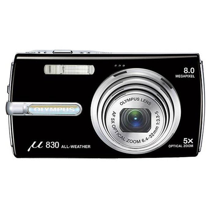 Olympus Stylus 830 8 MP Digital Camera with Dual Image Stabilized 5x Optical Zoom (Black)