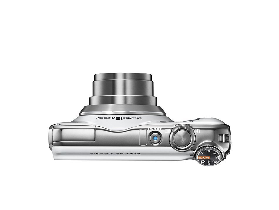 Fujifilm FinePix F500EXR 16 MP CMOS Digital Camera with Fujinon 15x Super Wide Angle Zoom Lens (White) Grey Market...