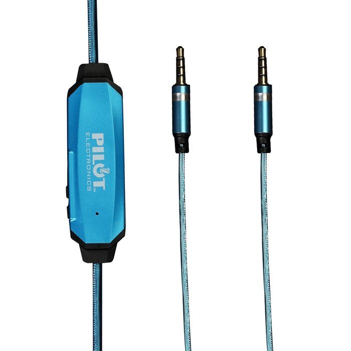 Pilot Electronics EL-1301B Electroluminescent V2 Audio Response Auxiliary Cable, Blue