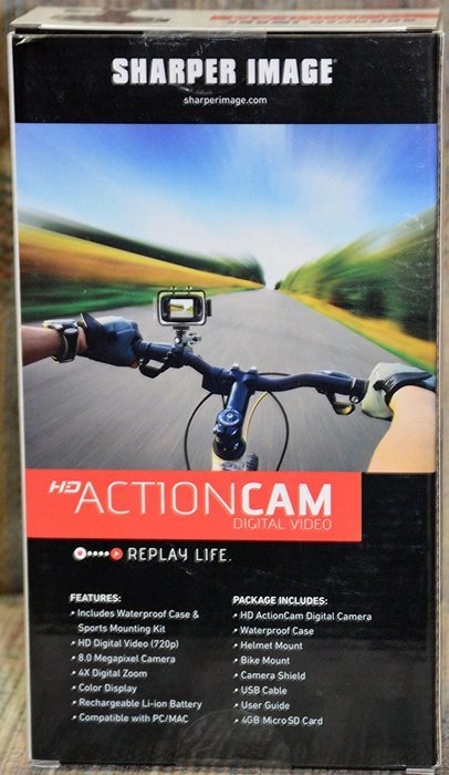 Sharper Image Hd 720p Action Cam, 8 Megapixel Digital Video with 4 Gb Storage N2