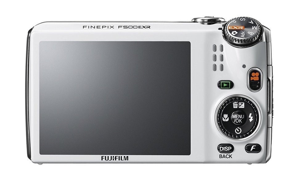Fujifilm FinePix F500EXR 16 MP CMOS Digital Camera with Fujinon 15x Super Wide Angle Zoom Lens (White) Grey Market... N3
