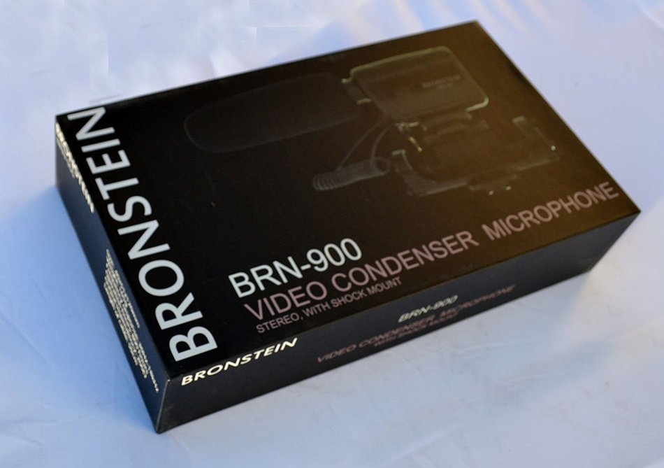 BRONSTEIN BRN 900 (HD Audio w/Noise Redux) Video Microphone with Rubber Shockmount N4