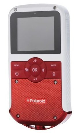 Polaroid iD610 Red HD Water-Resistant Pocket Camcorder with 5x Optical Zoom and 2.7" LCD N2