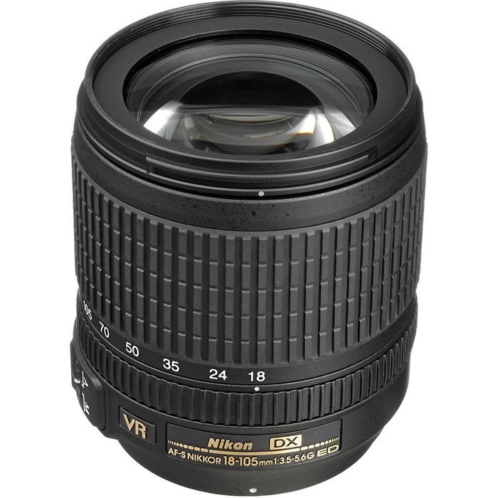 Nikon D3200 DSLR 24.2MP Camera in Black + Nikon 18-105mm VR Lens + 64GB Storage + LED Kit + Camera Case + UV Filter... N3