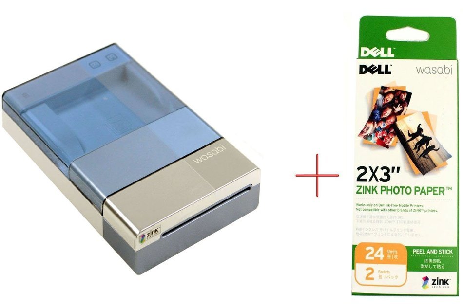 Dell Wasabi PZ310 Blue Mobile Photo Printer (00001) N5